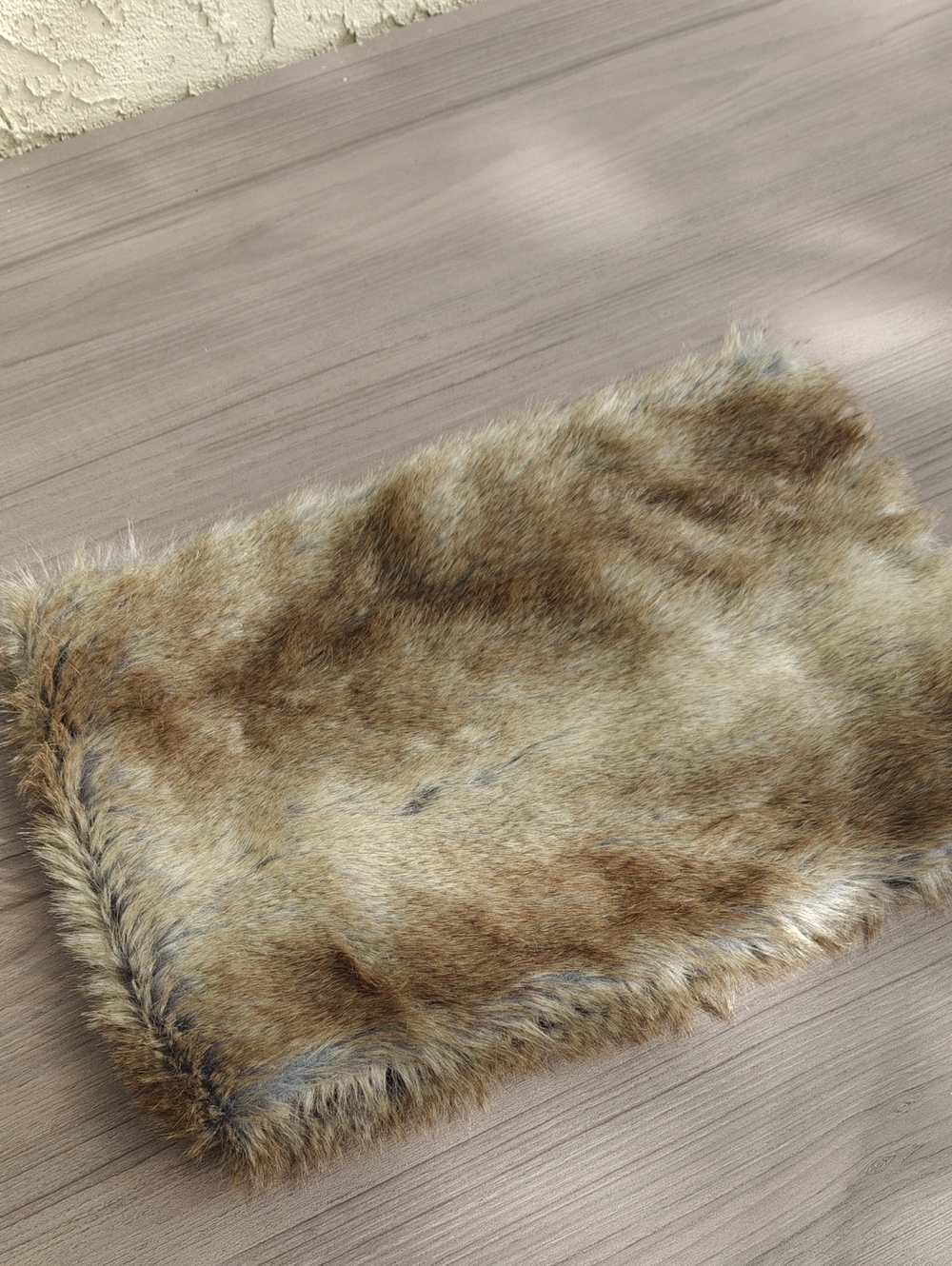Indigo Faux Fur Neck Warmer  - Brown Mix